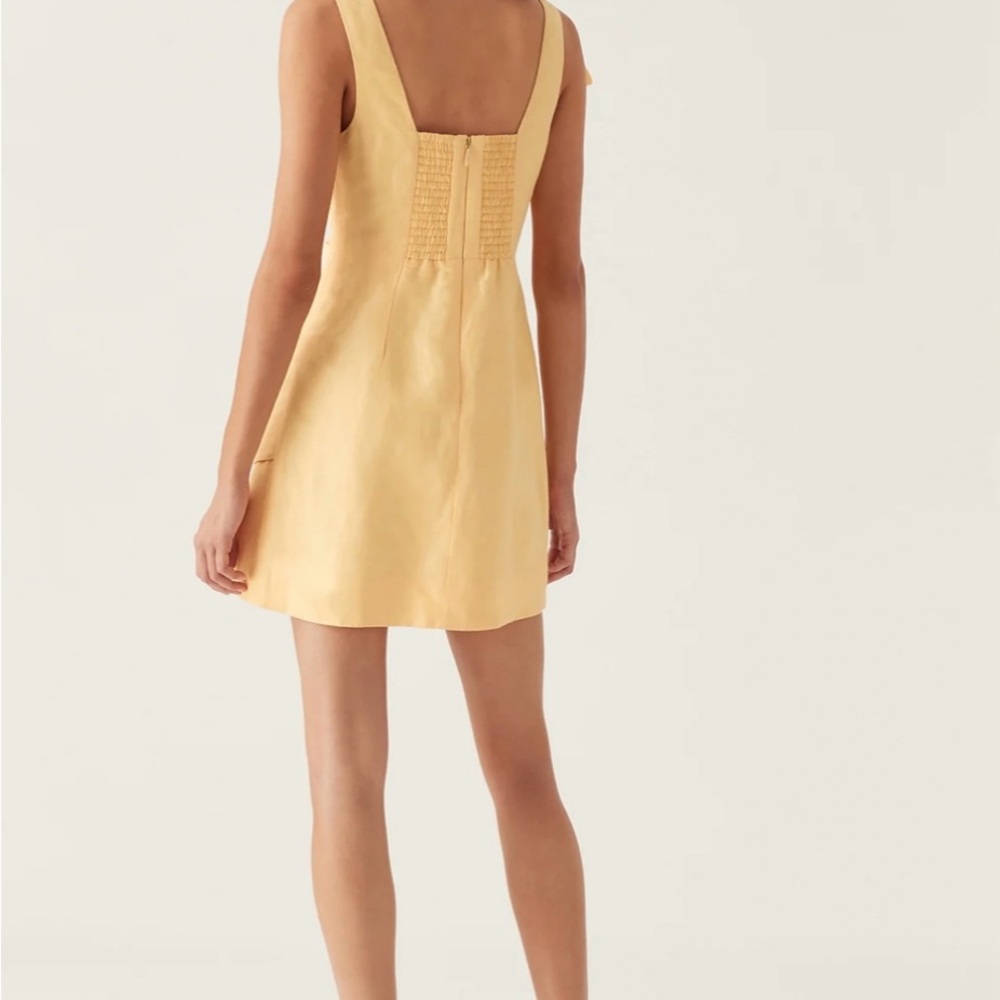 Aje One Shoulder Yellow Dress - Picture 5 of 6